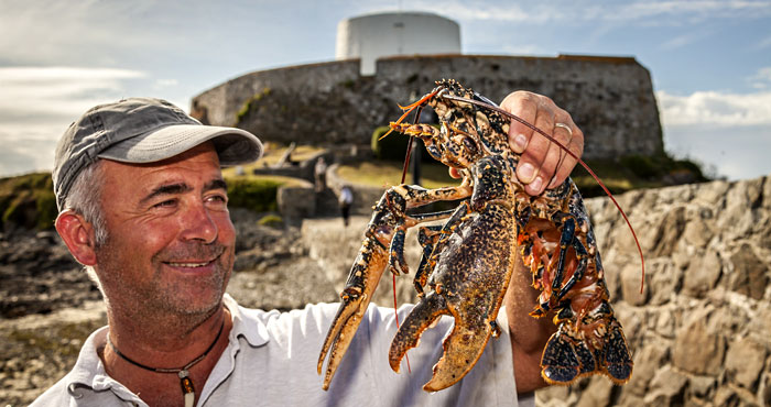Fishing in Guernsey.
