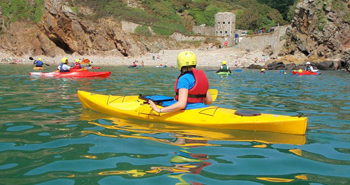 Kayaking.